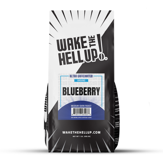 Wake The Hell Up! Blueberry Flavored Coffee 10oz