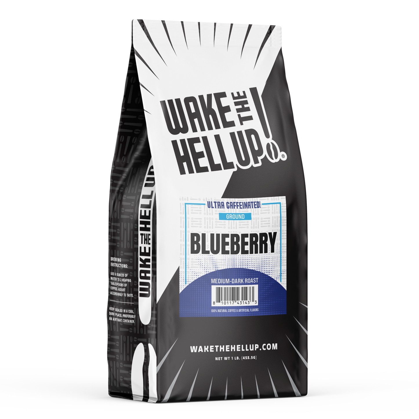 Wake The Hell Up! Blueberry Flavored Coffee 10oz