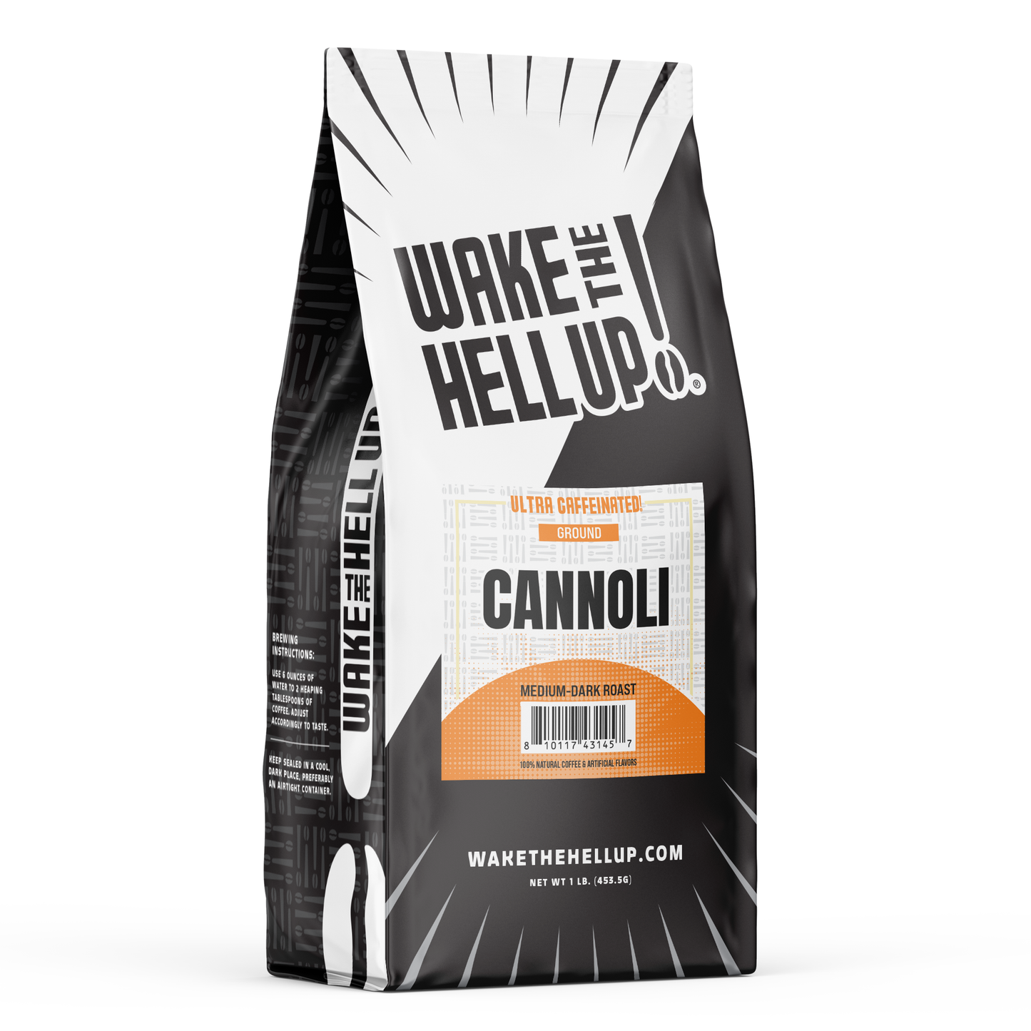 Wake The Hell Up! Cannoli Flavored Coffee 10oz