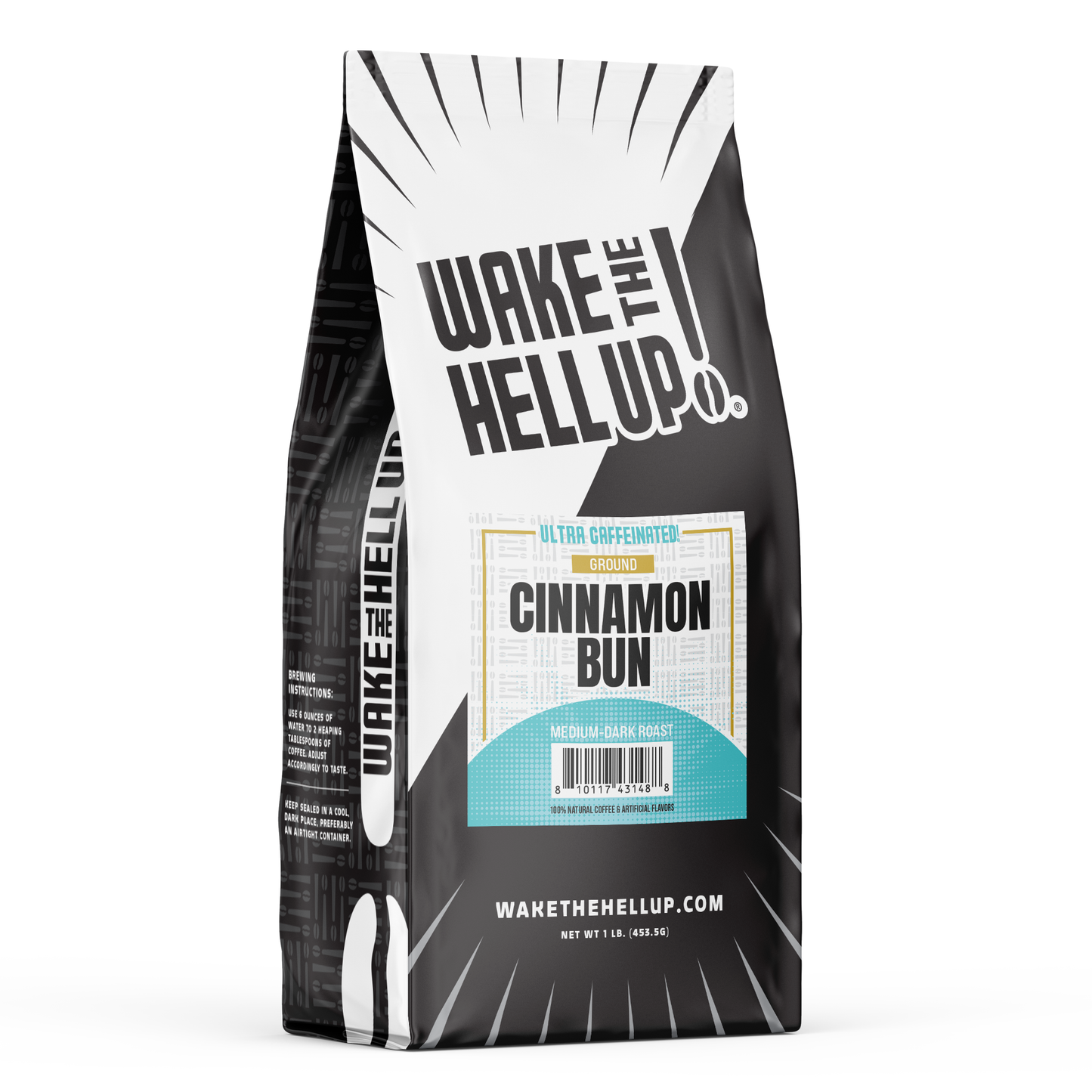 Wake The Hell Up! Cinnamon Bun Flavored Coffee 10oz