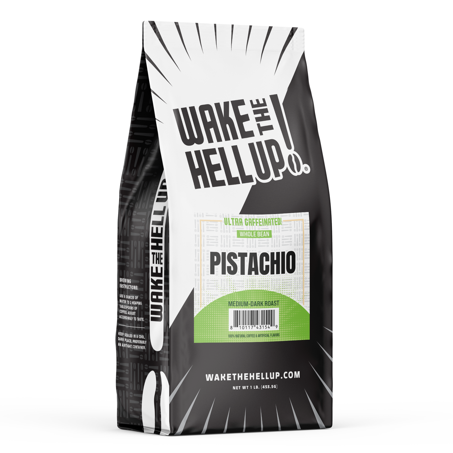 Wake The Hell Up! Pistachio Flavored Coffee 10oz