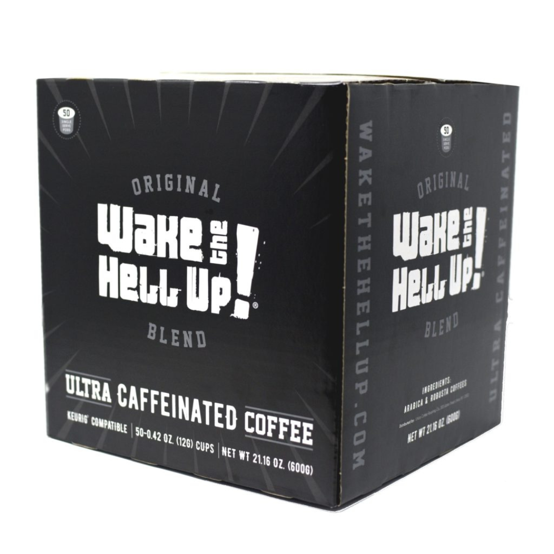Wake The Hell Up!®️ Single Serve K-Cup Compatible Original 50 Ct Box
