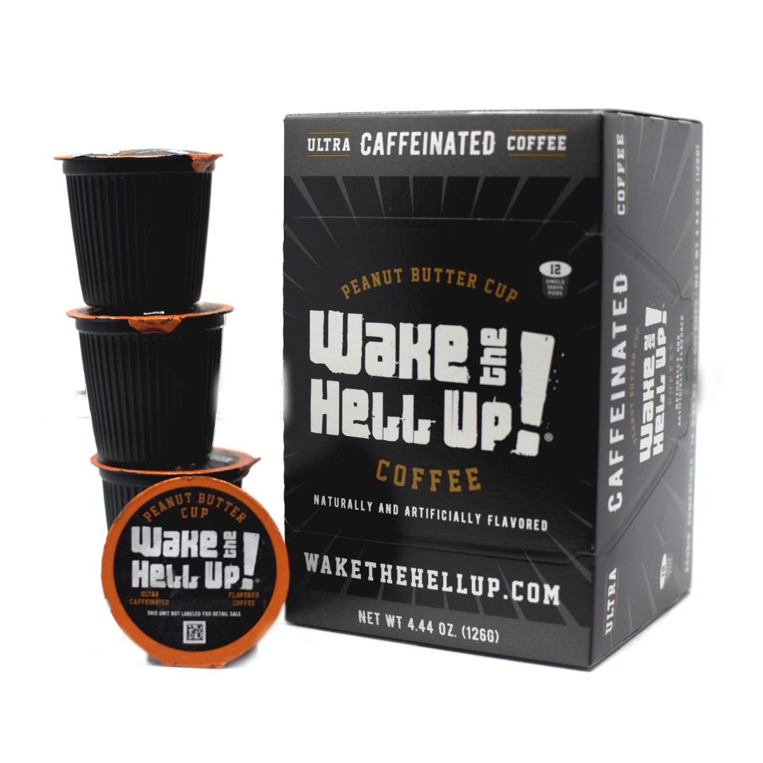 Wake The Hell Up!®️ Single Serve K-Cup Compatible Peanut Butter Cup