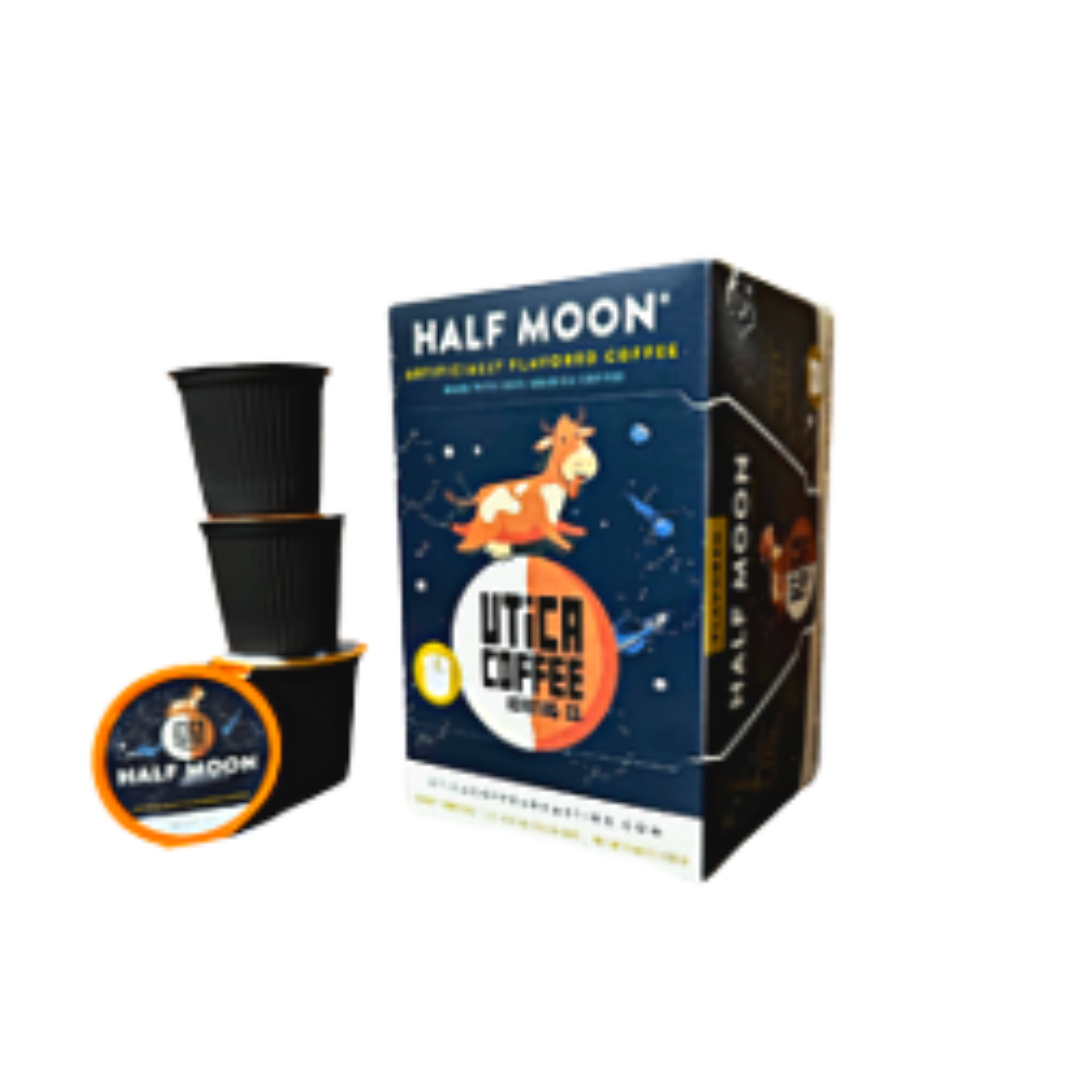 Half Moon Flavored K-Cup Compatible Single Serve Pods